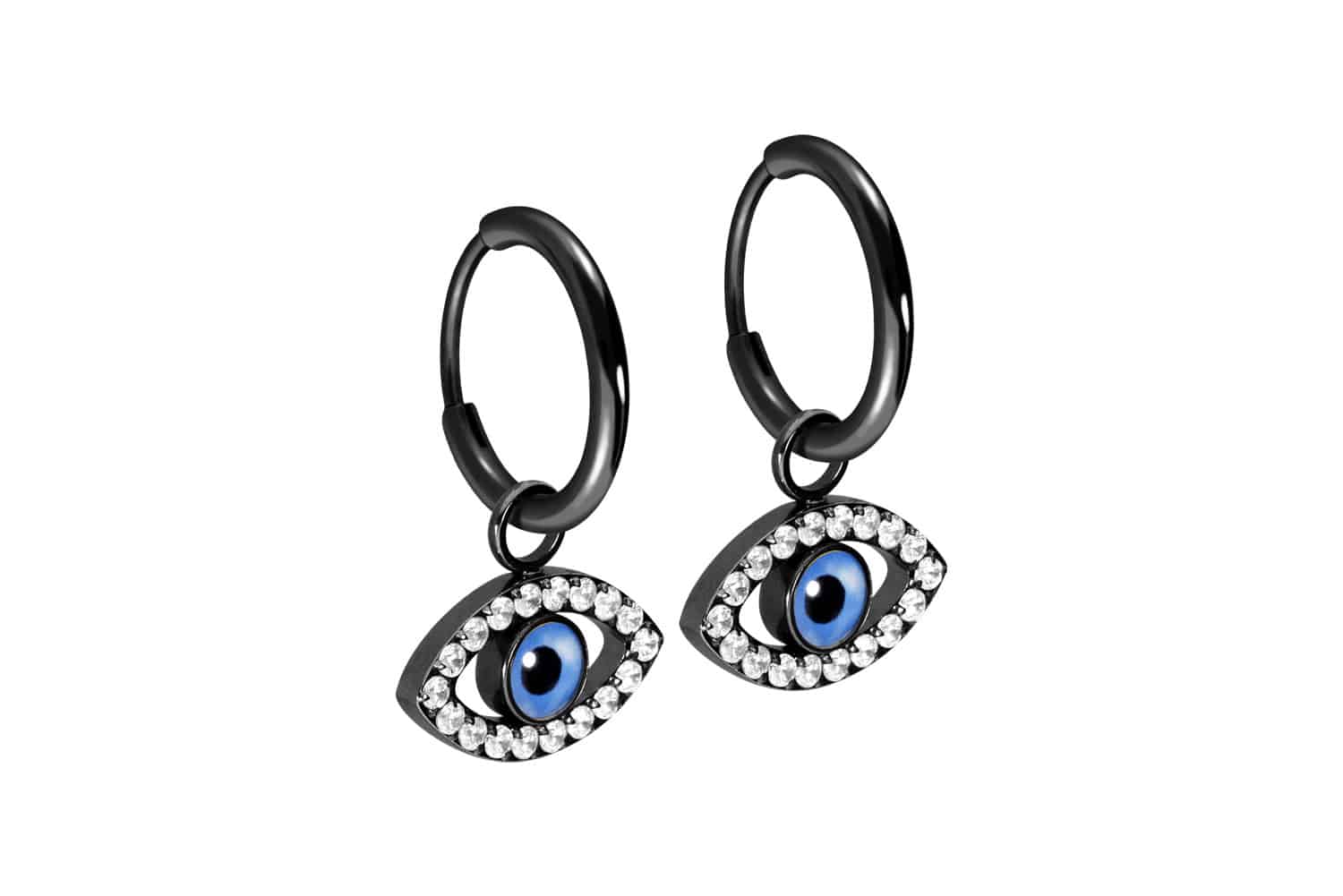 Titan Ohrclicker Creolen AUGE von Piercingline